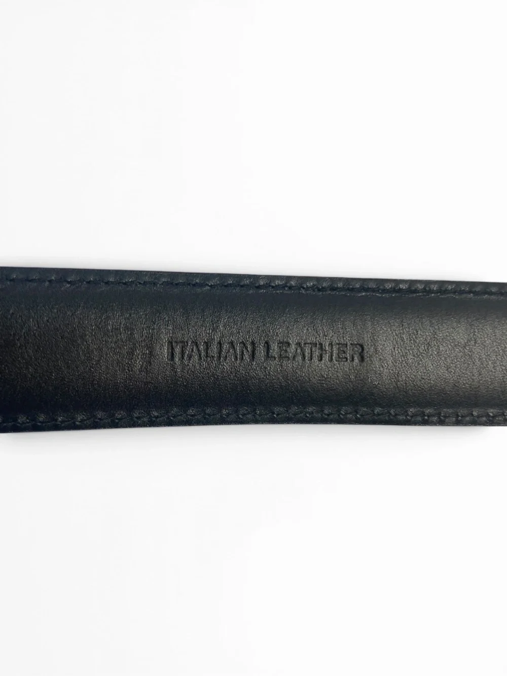 Polo Ralph Lauren Italian Leather Dress Belt in Black Size 34